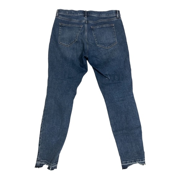 Loft Jeans Women’s Size 8P Blue Lean Boyfriend 5-Pocket M962 - Picture 2 of 6